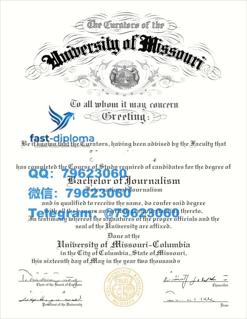 购买留存密苏里大学哥伦比亚分校毕业证成绩单,2026最新Mizzou学位证|文凭证书修复定制样版 122 university of missouri columbia diploma