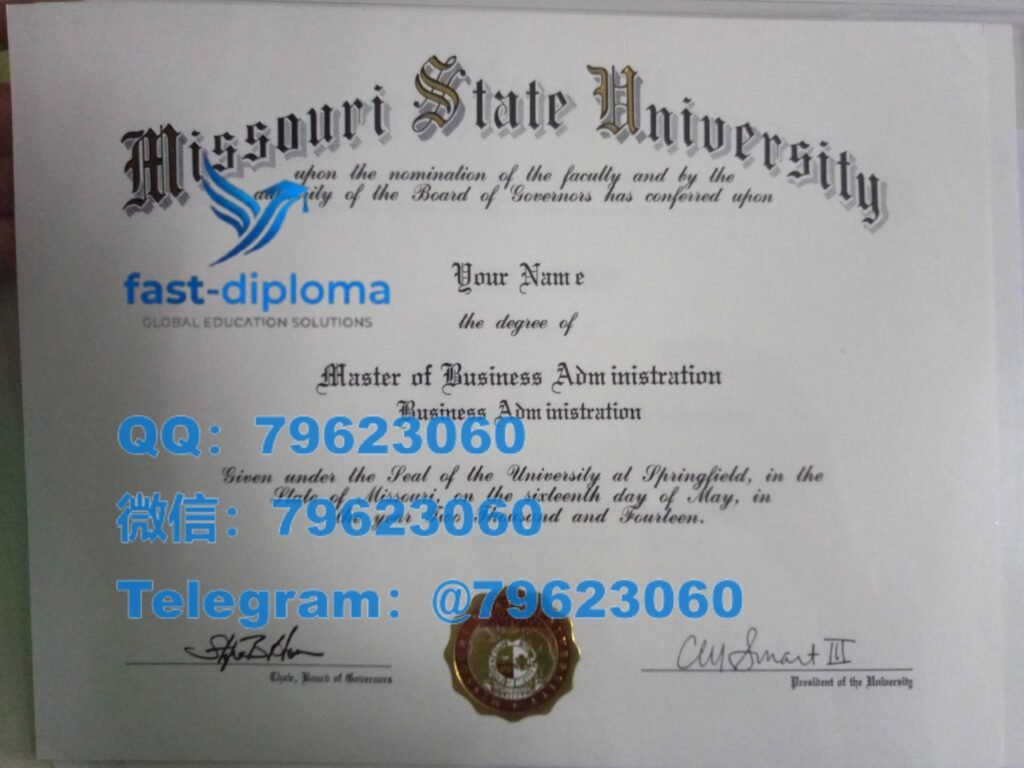 123 missouri state university diploma
