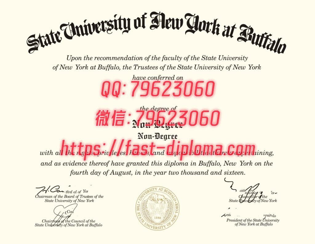 149 纽约市立大学布法罗分校毕业证成绩单