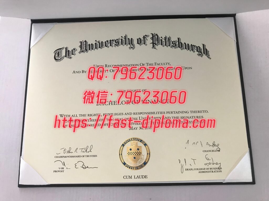 161 匹兹堡大学毕业证成绩单