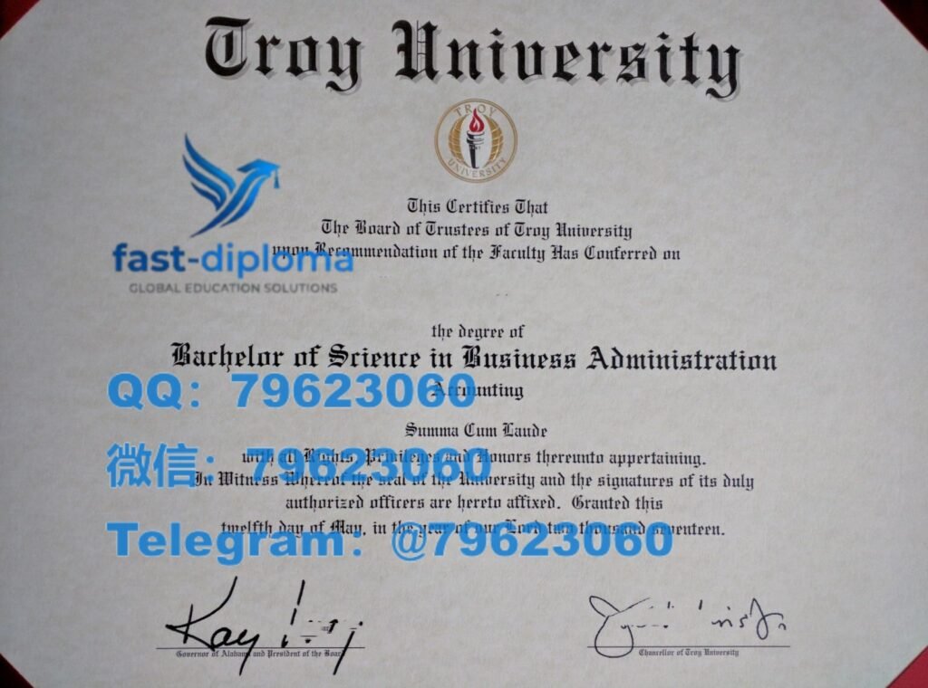 172 troy university diploma
