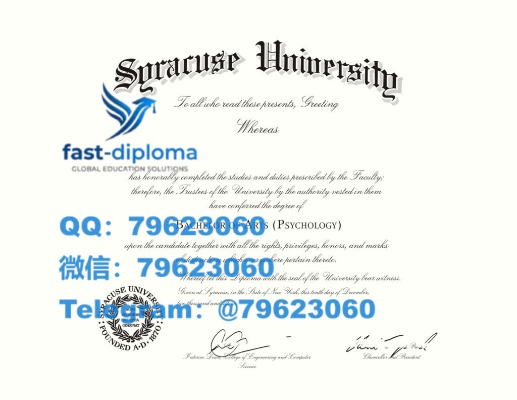 177 syracuse university diploma