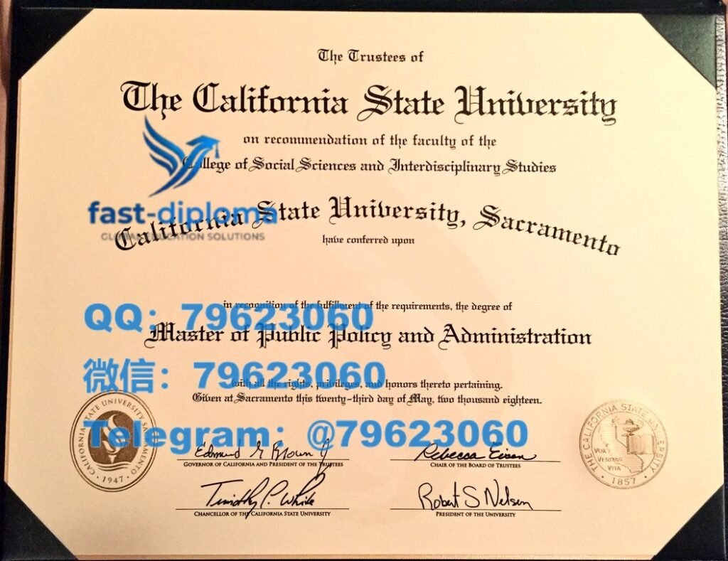 224 california state university sacramento diploma