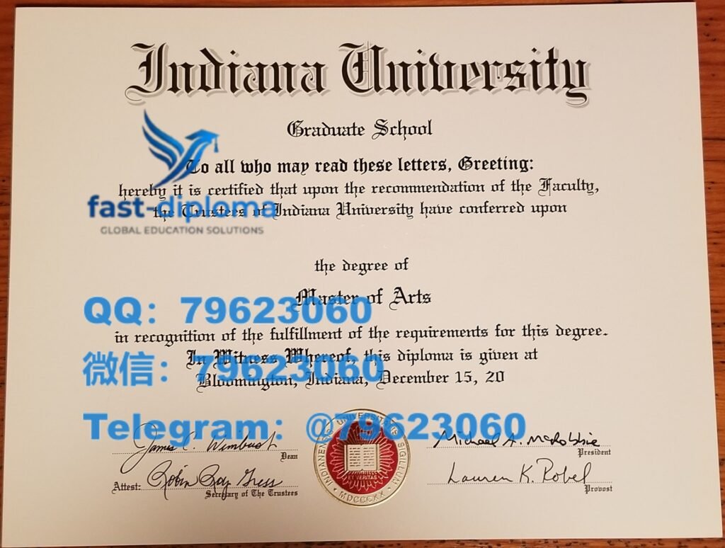 225indiana university diploma
