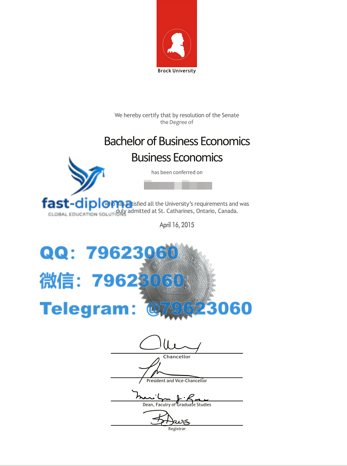250brock university diploma