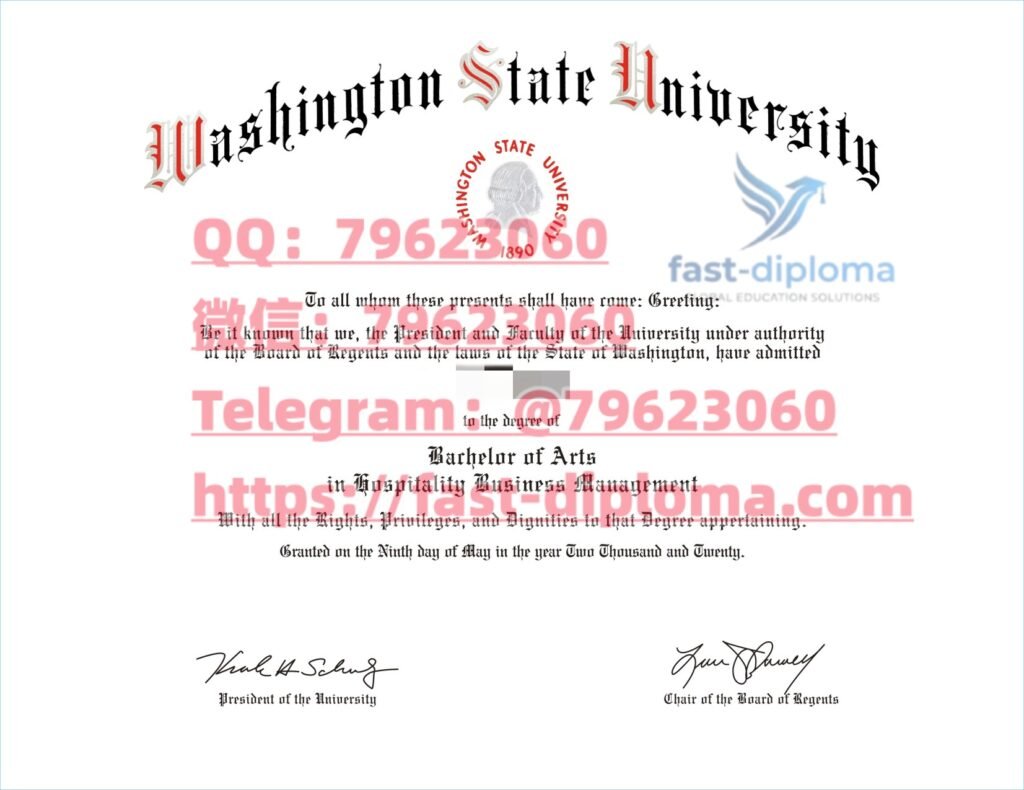 美国华盛顿州立大学毕业证成绩单(Washington State University) GPA太低被劝退?无WSU文凭做留信网认证全指南 33 washington state university diploma