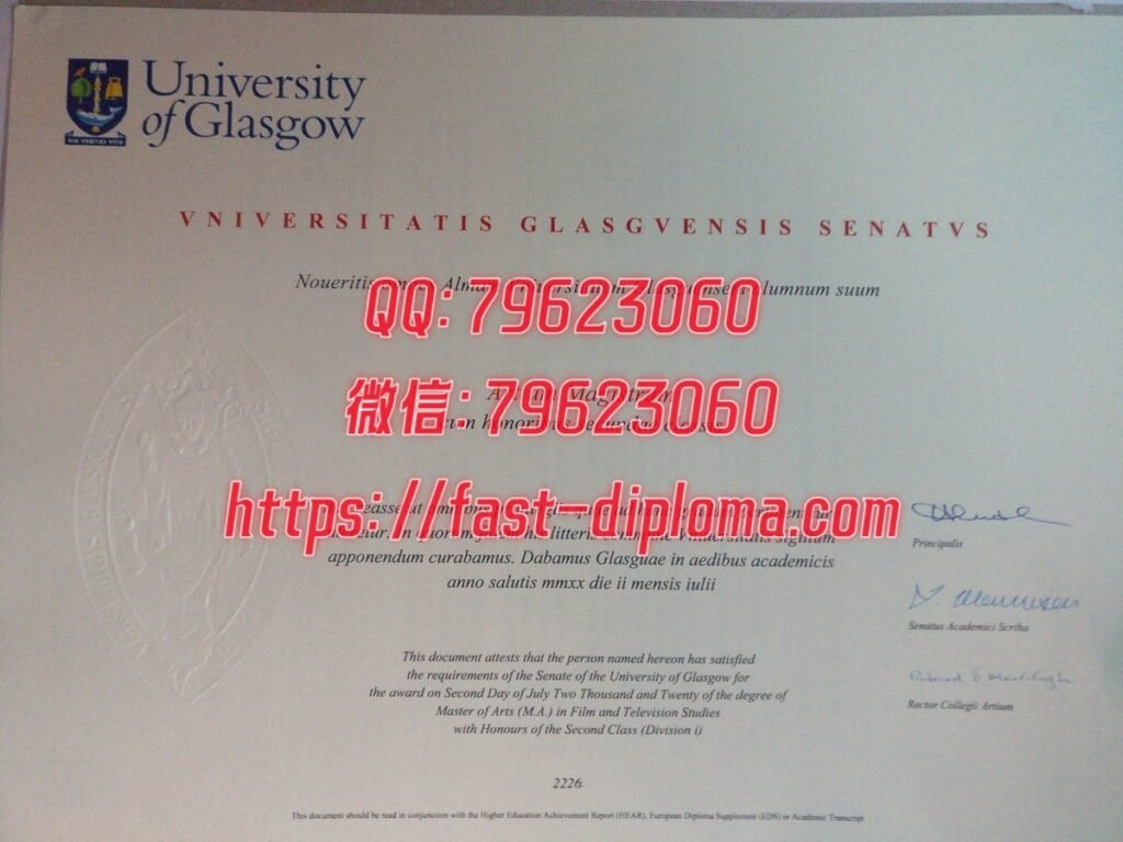 往届格拉斯哥大学(Glasgow)毕业证成绩单版本案例展示_海外学业留信认证咨询 372格拉斯哥大学 1024x768
