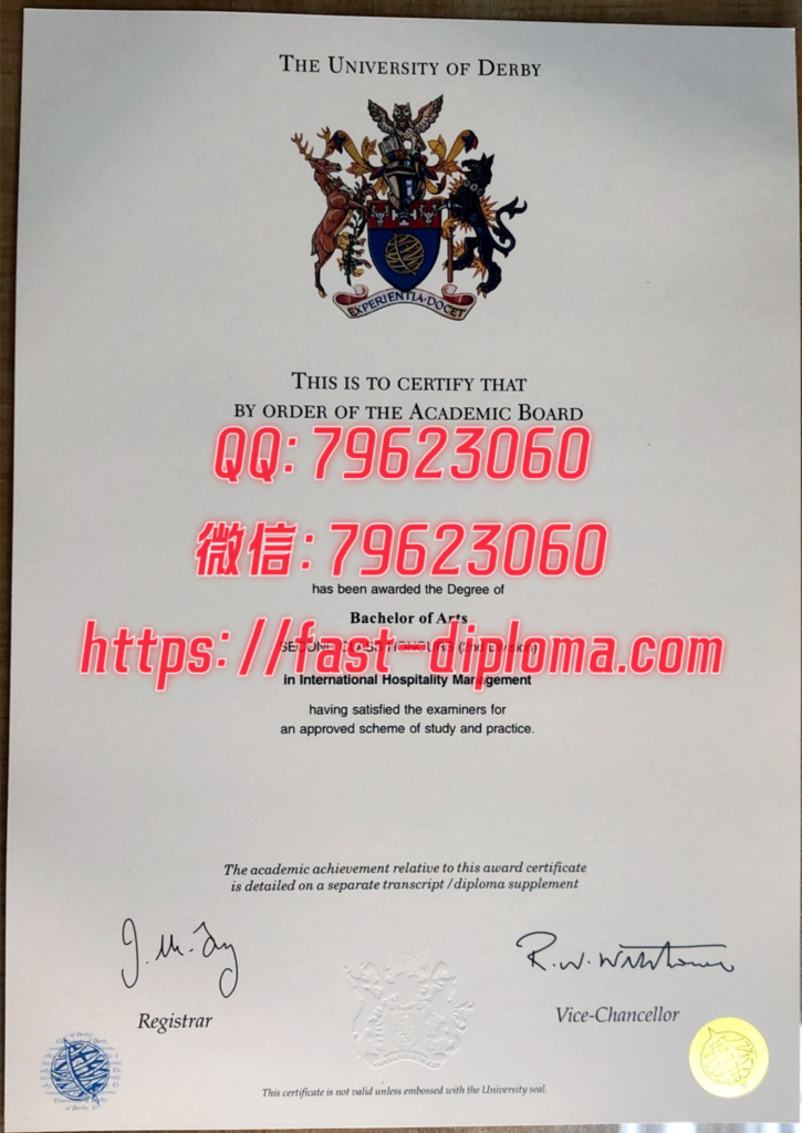 往届德比大学(Derby)毕业证成绩单版本案例展示_海外学业留信认证咨询 388德比大学 725x1024
