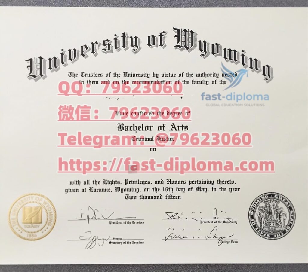 39 university of wyoming diploma