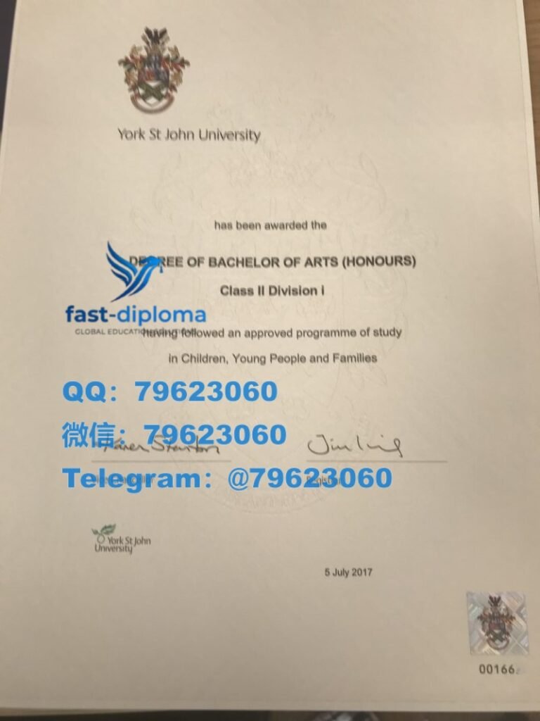 412york st john university diploma
