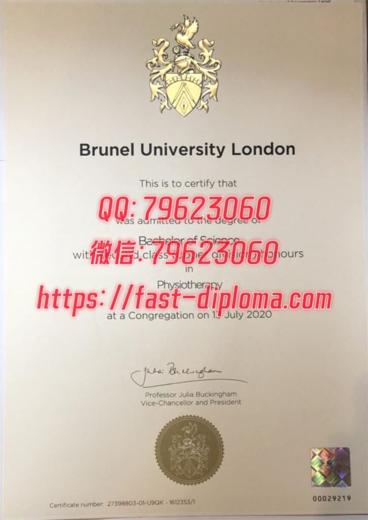 往届布鲁内尔大学(Brunel)毕业证成绩单版本案例展示_海外学业留信认证咨询 425布鲁内尔大学 725x1024