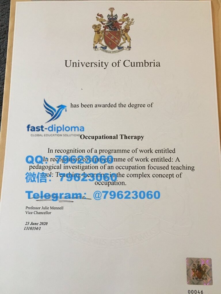 想原样重制哥比亚大学毕业证与成绩单 最快速度做Cumbria大厂入职背调要求提供海外留信网入库证明? 440university of cumbria diploma