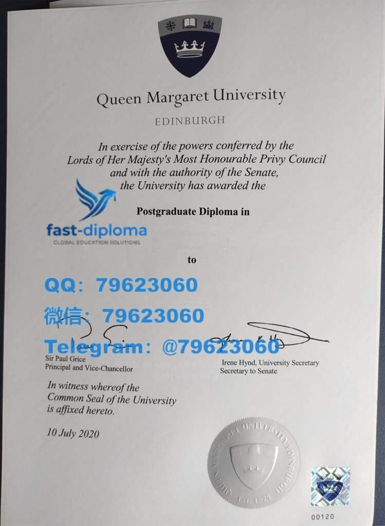 442queen margaret university diploma