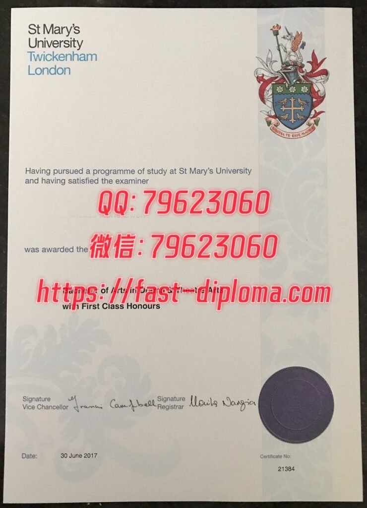 往届特威克南圣玛丽大学(SMUC)毕业证成绩单版本案例展示_海外学业留信认证咨询 450圣玛丽大学学院 740x1024