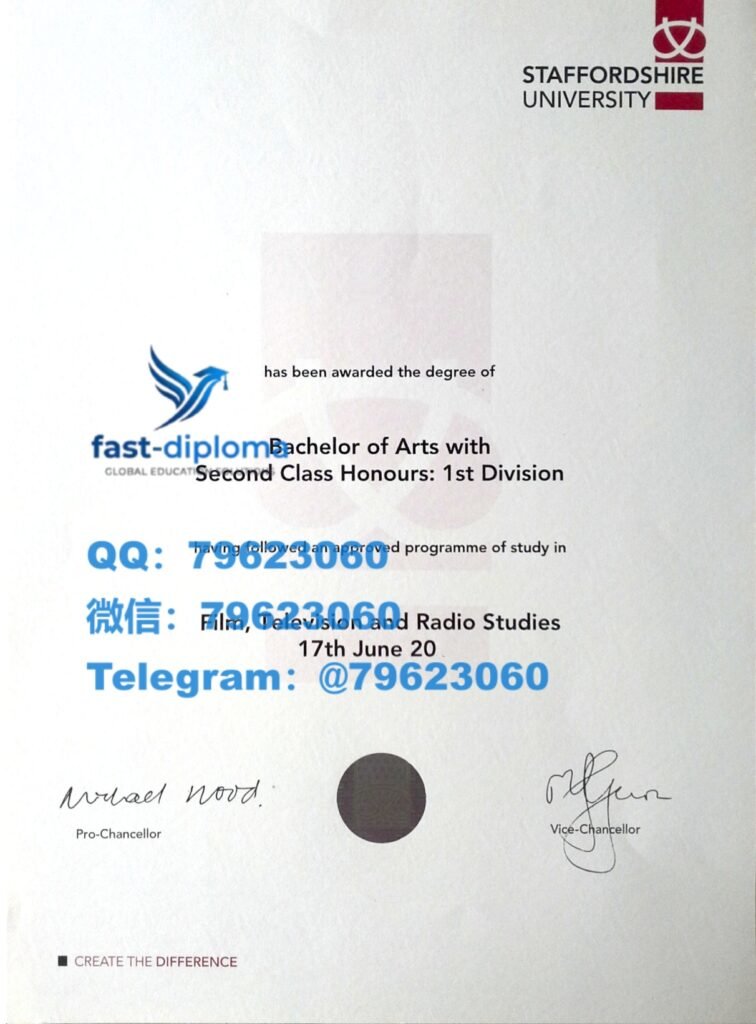 455staffordshire university diploma