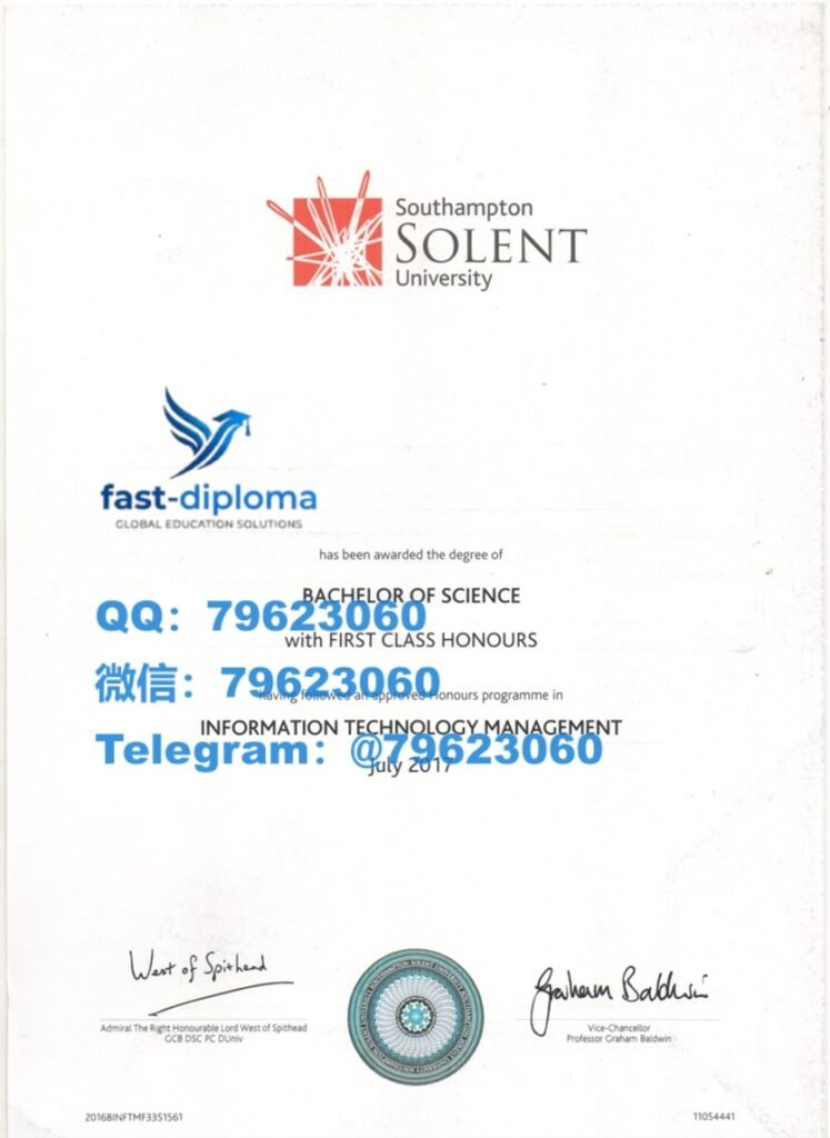 456southampton solent university diploma