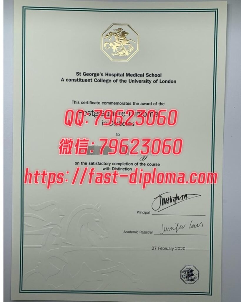 往届圣乔治医学院(SGUL)毕业证成绩单版本案例展示_海外学业留信认证咨询 461圣乔治医学院 819x1024