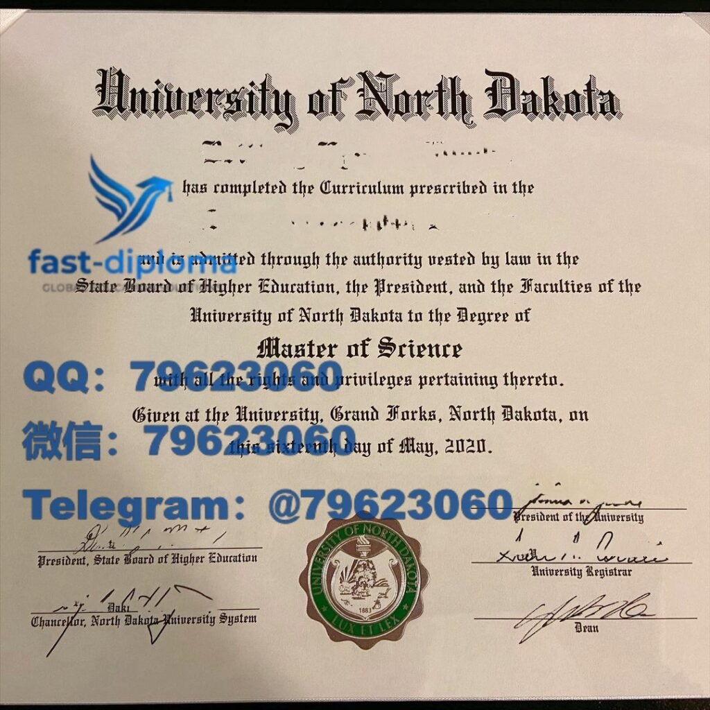 北达科他大学毕业证成绩单(UND)文凭证书修复,遗失补办复刻留念合法吗? 47 university of north diploma