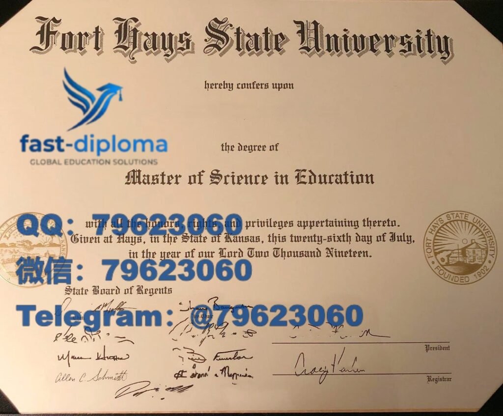 48 fort hays state university diploma