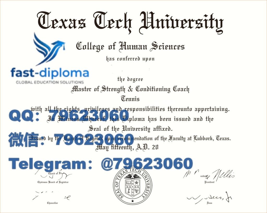 德克萨斯理工大学毕业证成绩单(TTU)学位证修复|遗憾没拿到Diploma遗失补办复刻留念合法吗? 60 texas tech university diploma