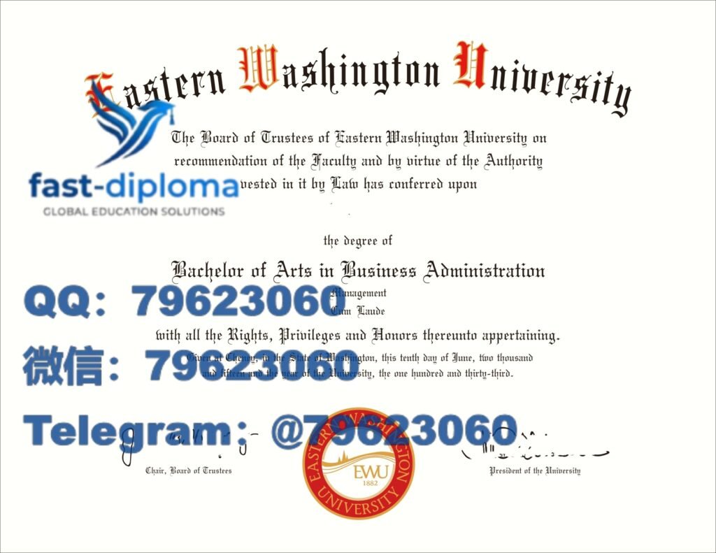 61 eastern washington university diploma