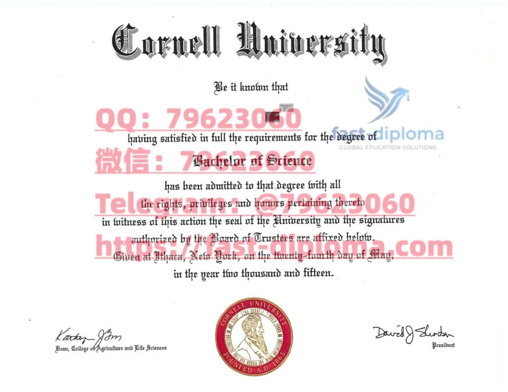 美国康奈尔大学毕业证成绩单补办流程(Cornell University) 毕业证明信申请指南 7cornell university diploma