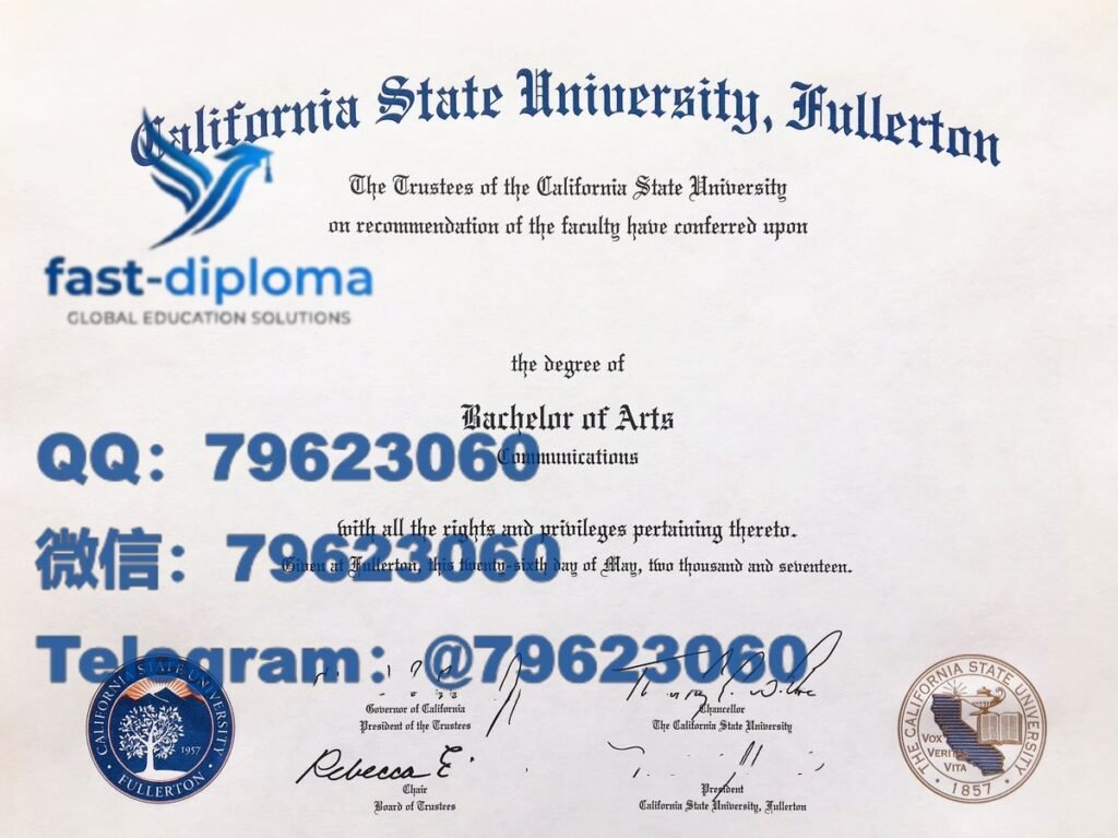 99 california state university fullerton diploma